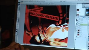 Duran Duran Red Carpet Massacre album design
