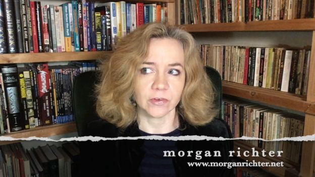 Morgan Richter hosting her YouTube channel
